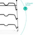 Saucepan Lid Rack - Black